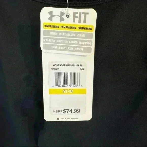 NWT Under Armour conoression cold gear leggings size medium - Picture 7 of 13